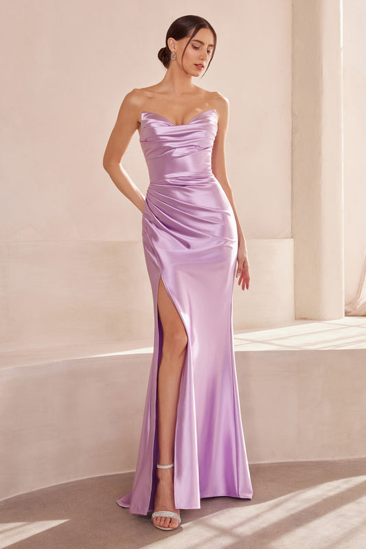 Lianna Satin Maxi Dress MAT704