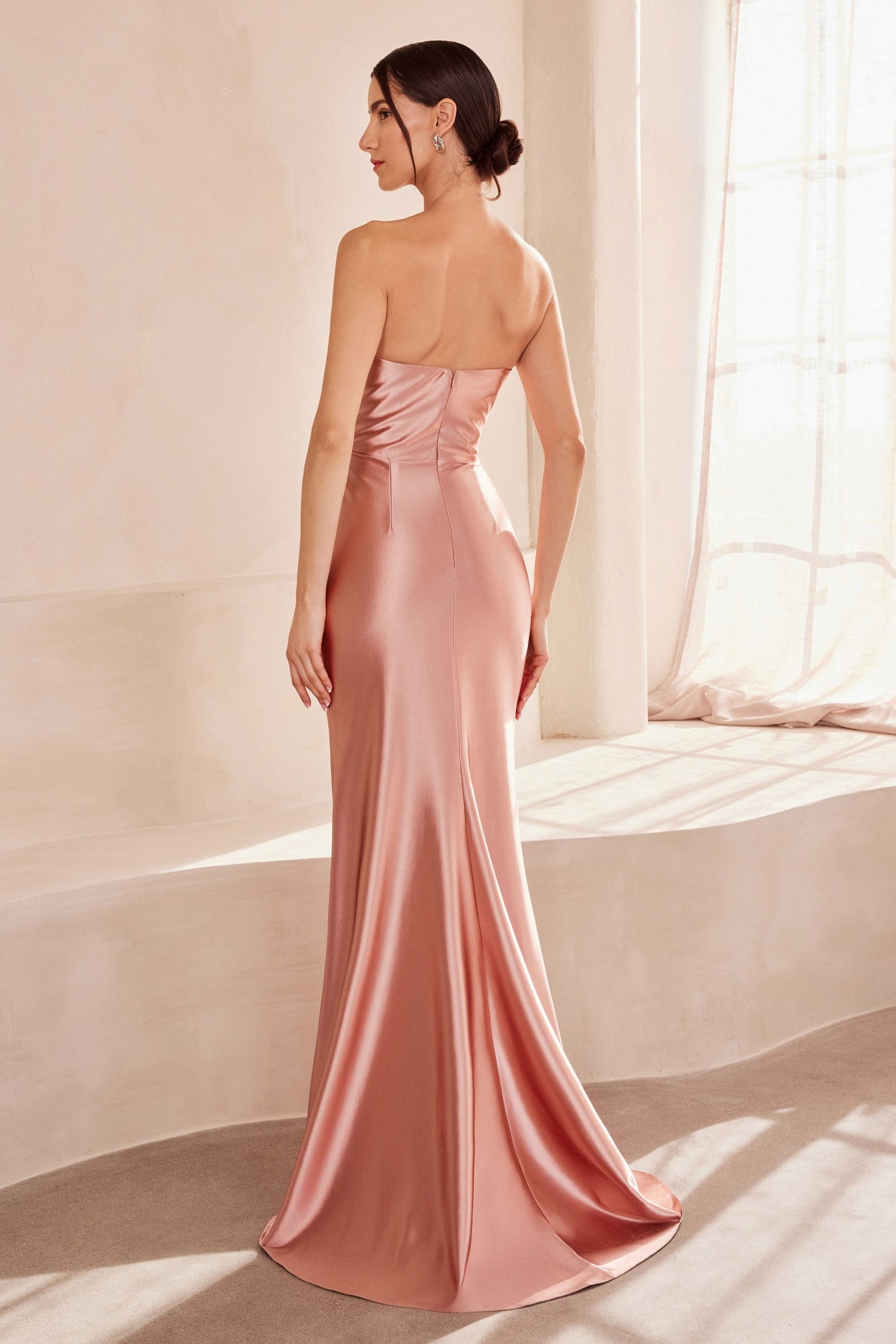 Lianna Satin Maxi Dress MAT704